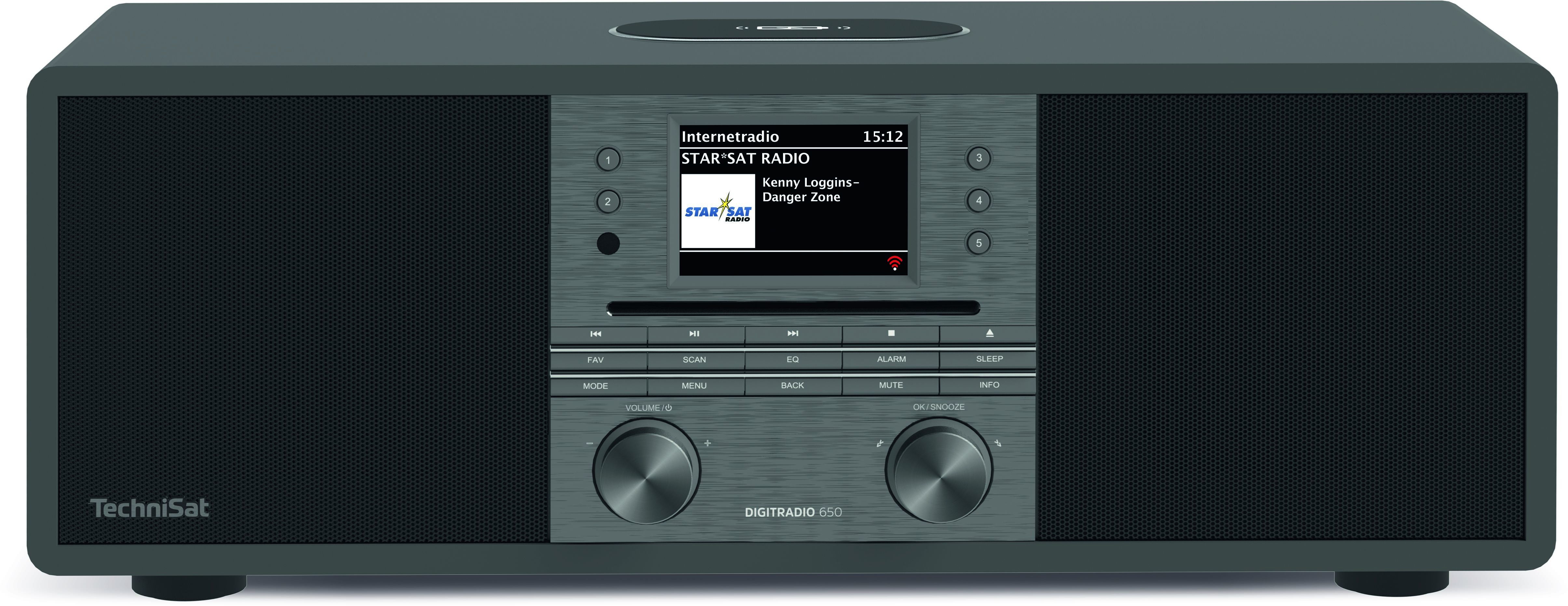 TechniSat Digitradio 650 DAB radio Antraciet