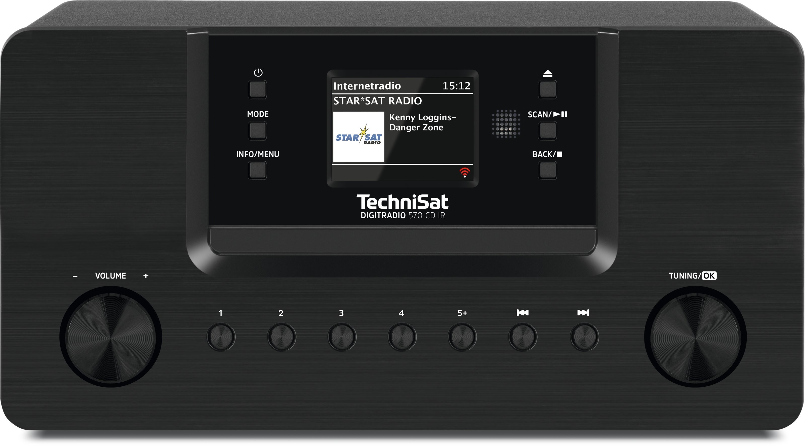 TechniSat DIGITRADIO 570 DAB+ en internetradio met CD-speler - FM - USB - Wi-Fi - Bluetooth - Zwart
