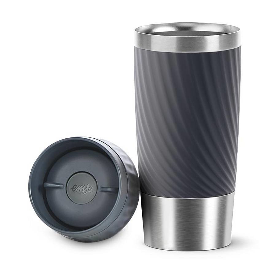 Tefal EMSA Travel mug Easy Twist Koffie accessoire Antraciet online kopen