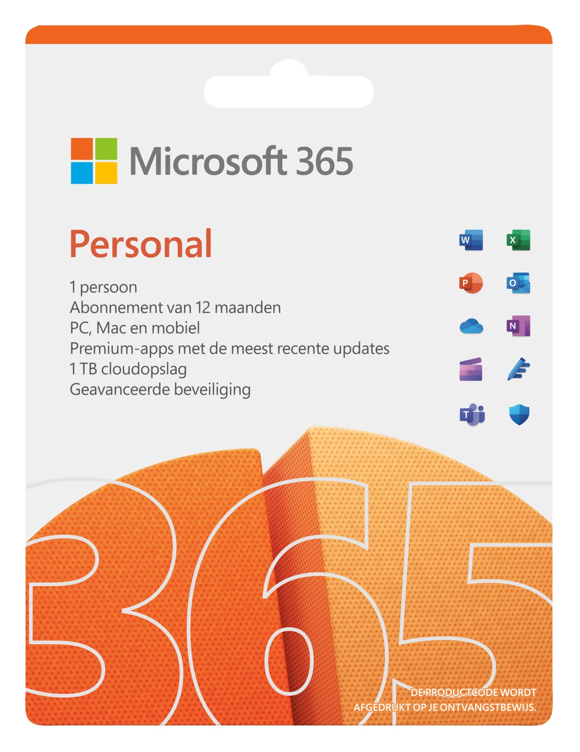 Microsoft 365 Personal (12 maanden-1 apparaat) Digitale licentie Software