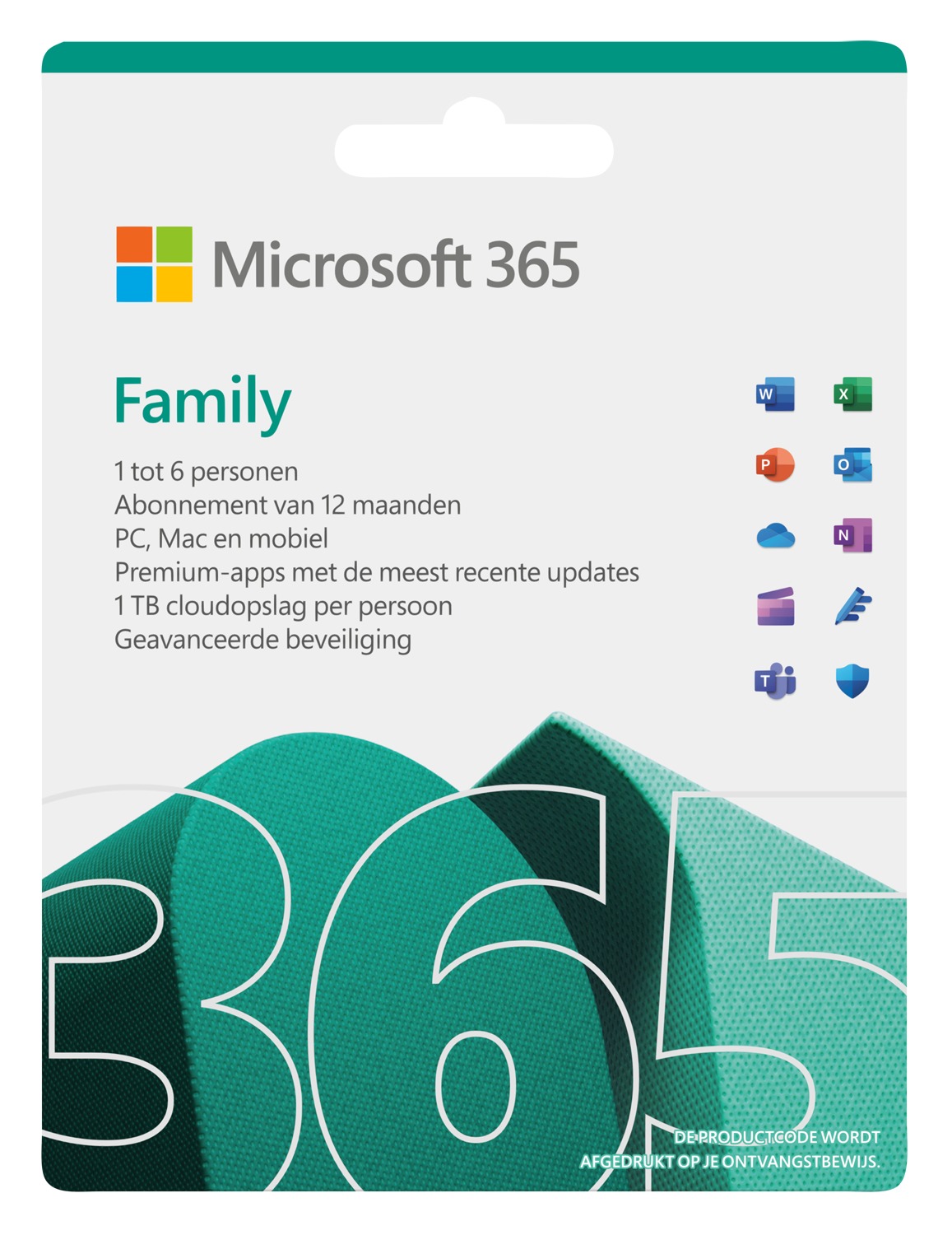 Microsoft Office 365 Home Premium Nederlands 1 Jaar Abonnement (ESD)