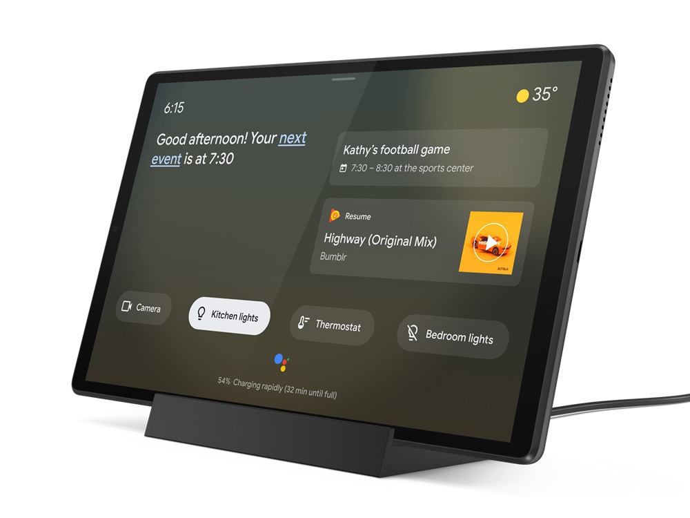 Lenovo Tab M10 Plus (2nd Gen) 64GB WiFi + Oplaadstation Tablet Grijs
