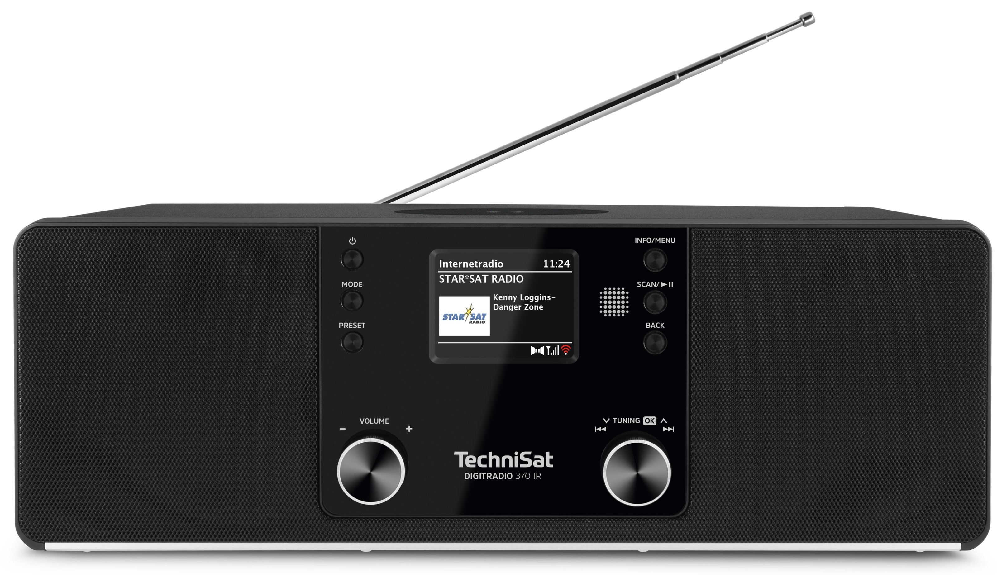 TechniSat DIGITRADIO 370 IR - internetradio met DAB+ - FM - Bluetooth - Wi-Fi - Zwart