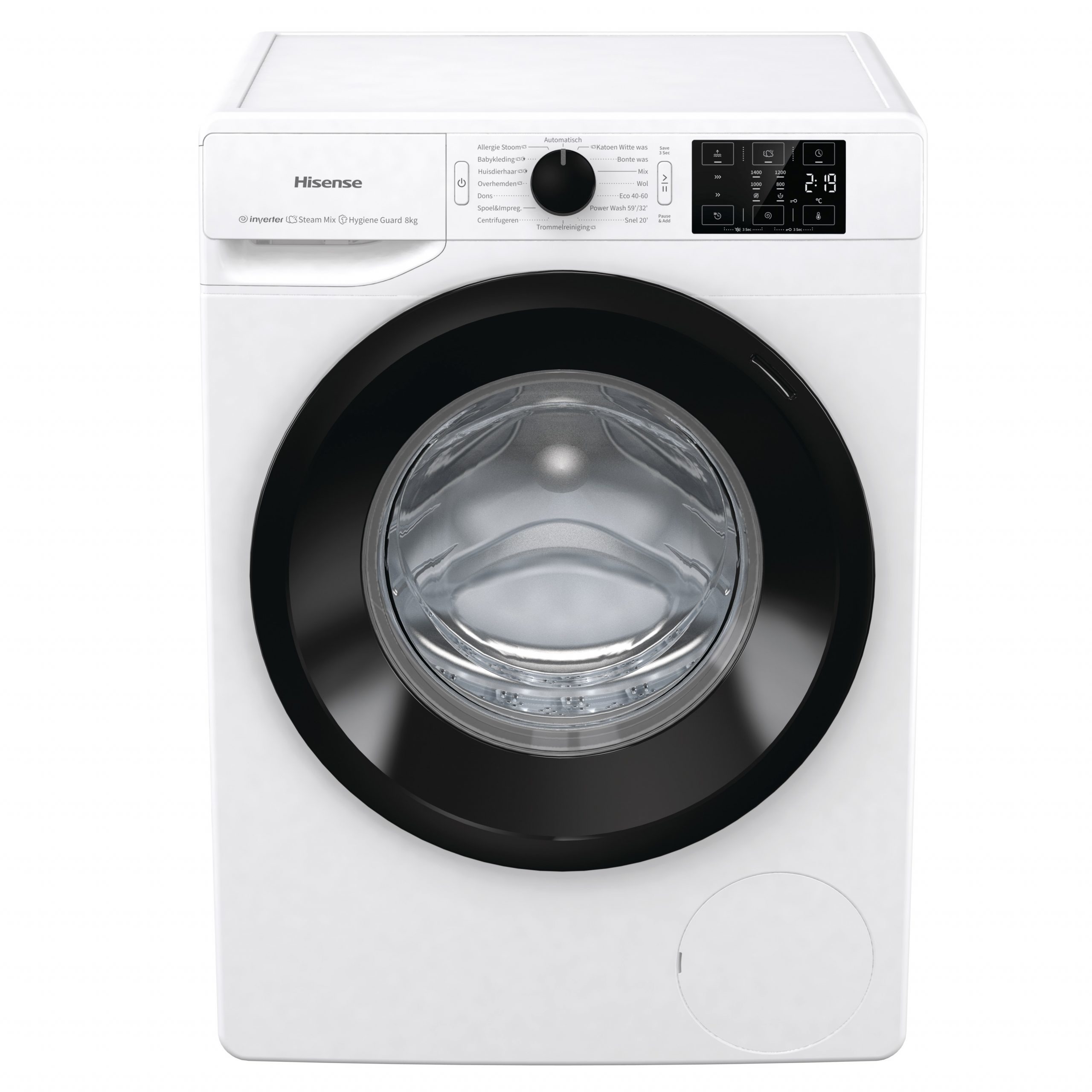 Hisense WFGE801439VMQ Wasmachine