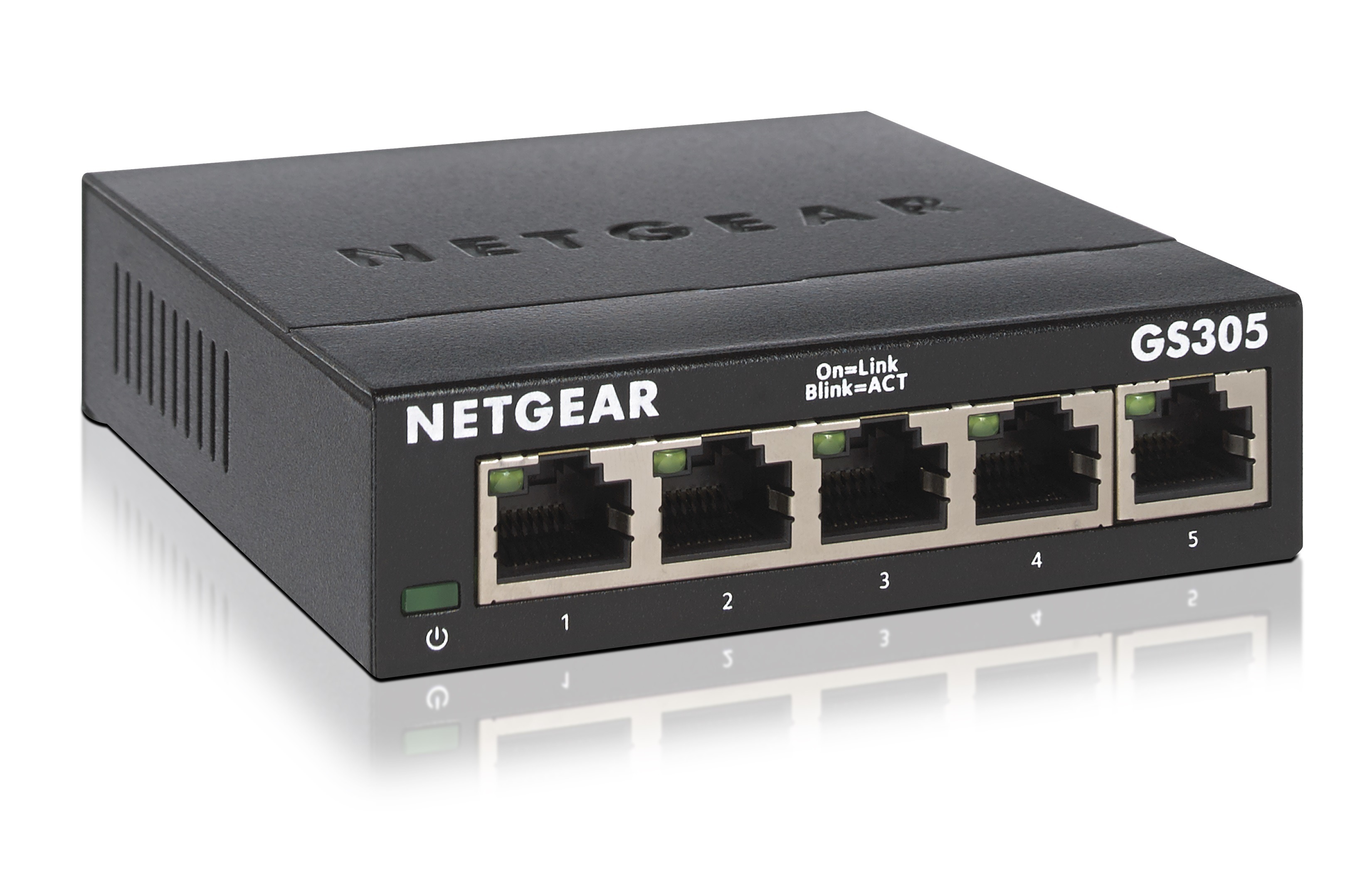 Netgear GS305-300PES netwerk-switch Unmanaged L2 Gigabit Ethernet (10-100-1000) Zwart