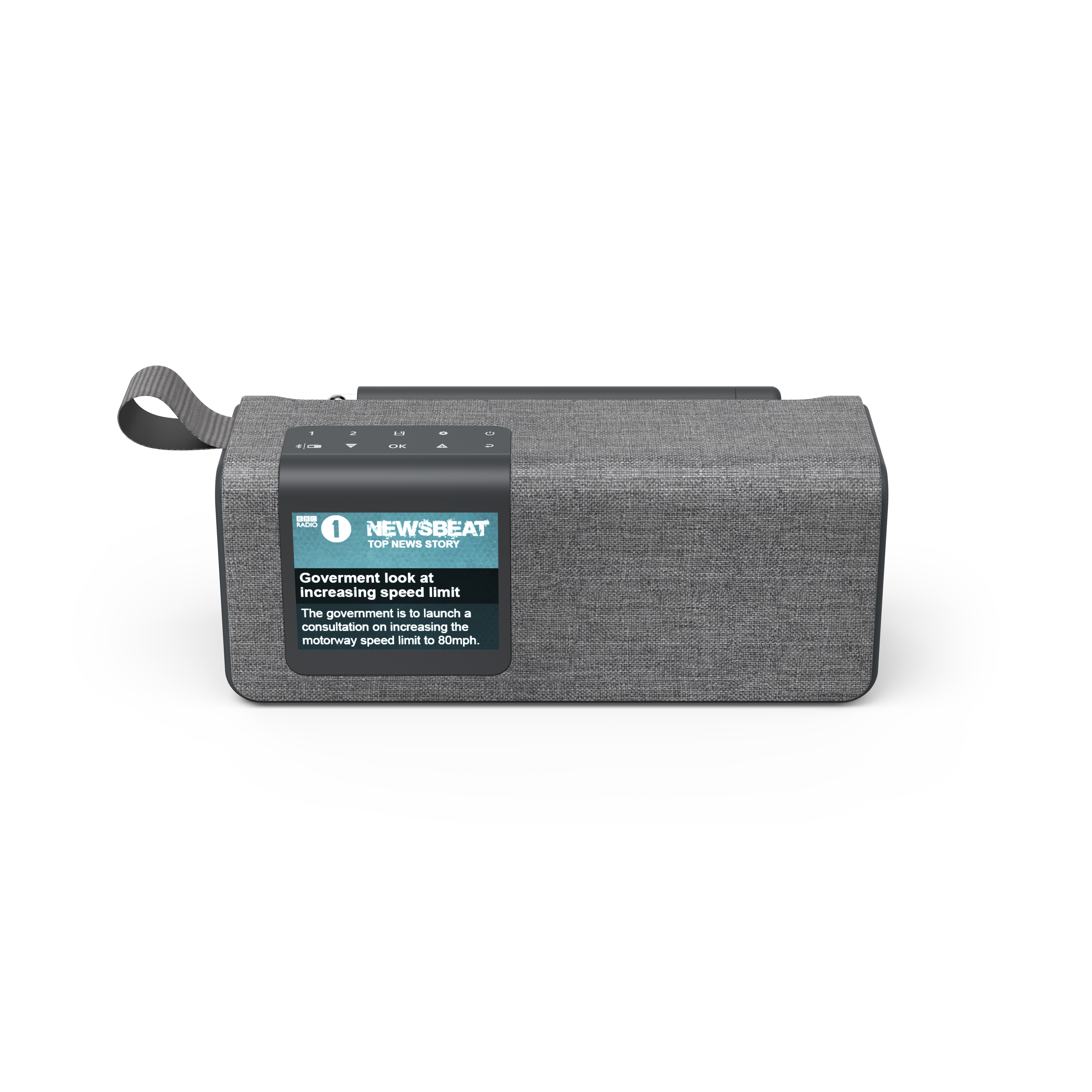 Hama DR200BT Tafelradio DAB+, FM DAB+, FM, Bluetooth Grijs