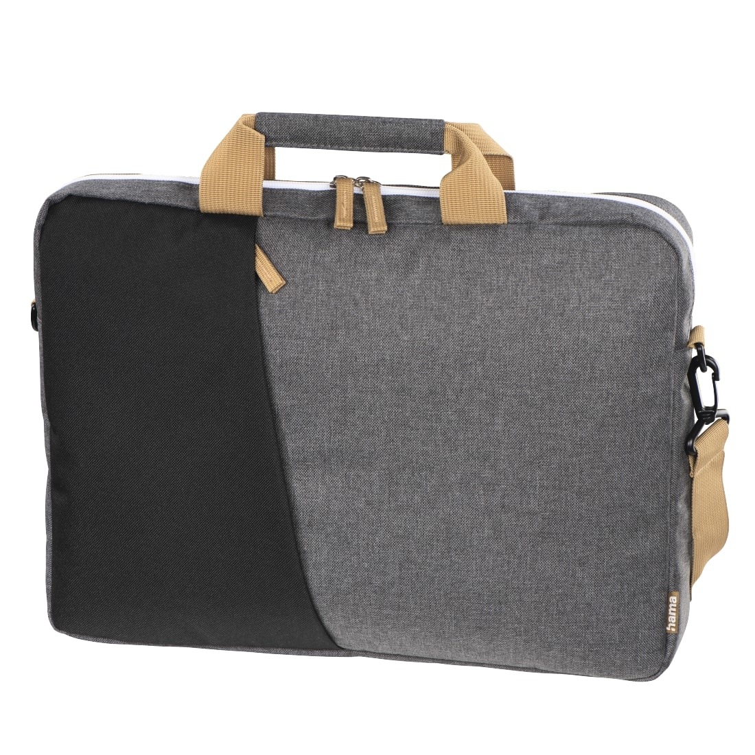 Hama Laptoptas Florenz Geschikt voor max. (laptop): 35,8 cm (14,1) Zwart, Grijs