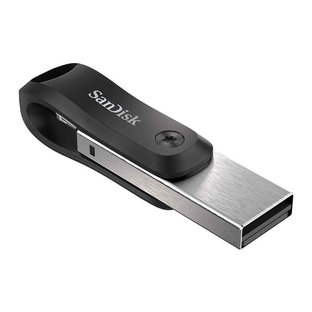 SanDisk iXpand GO Flash drive 3.0 128GB USB-sticks Grijs aanbieding