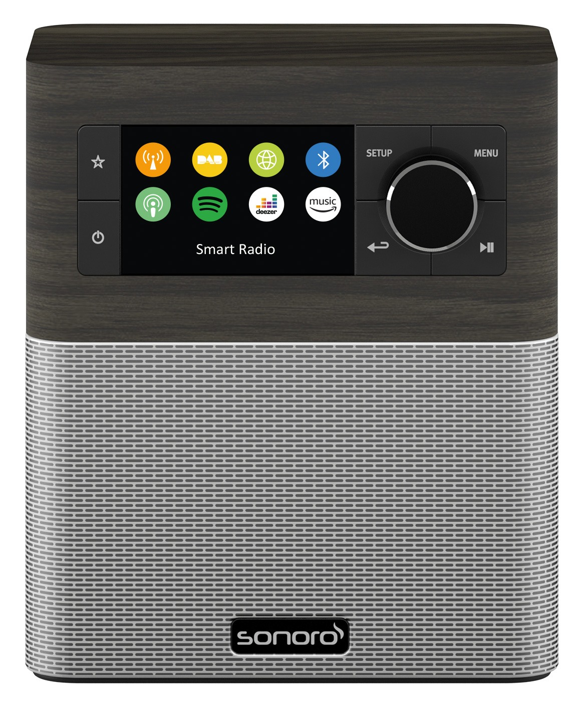 Sonoro STREAM X Hybride radio Bruin aanbieding