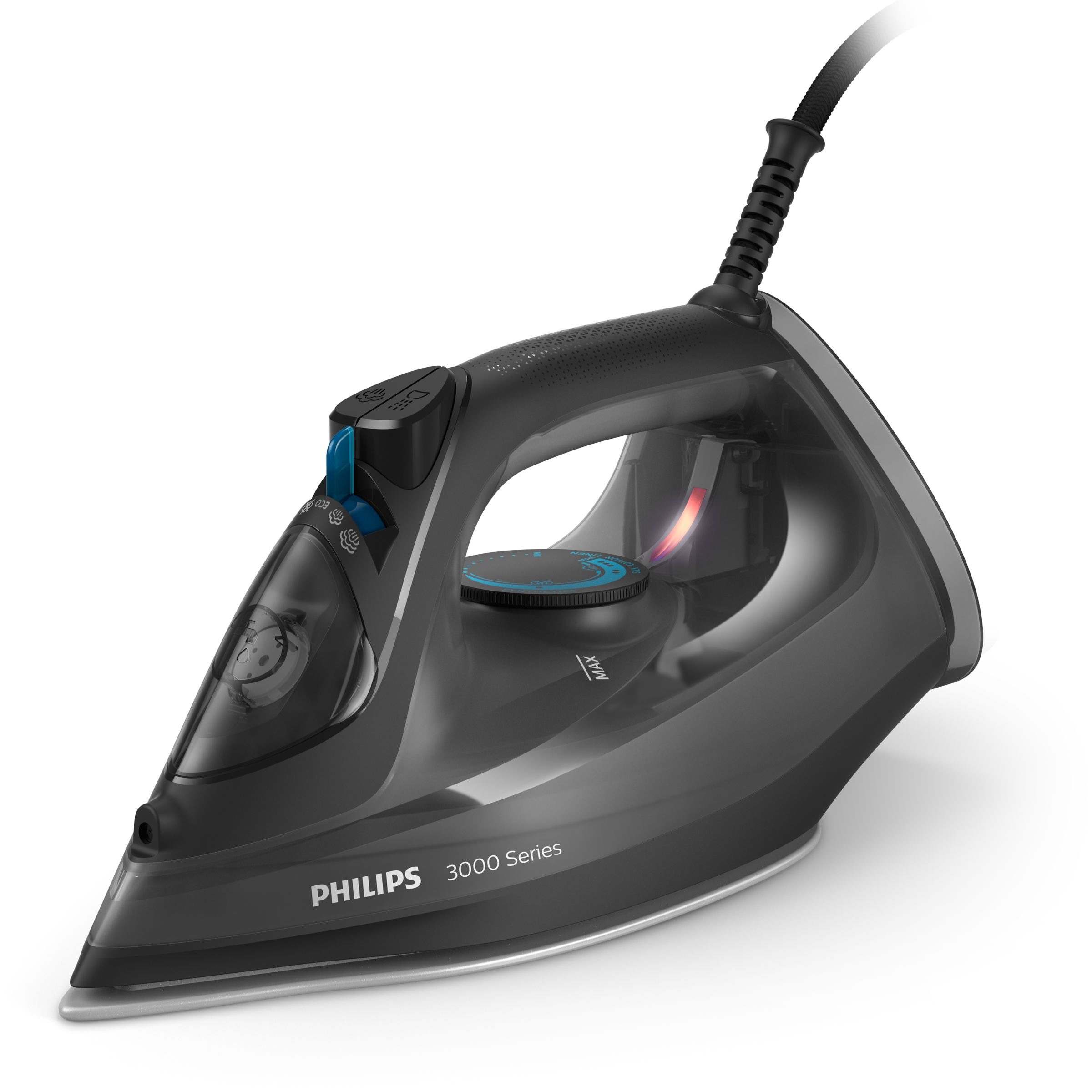 Philips DST3041/80 Stoomstrijkijzer Zwart aanbieding