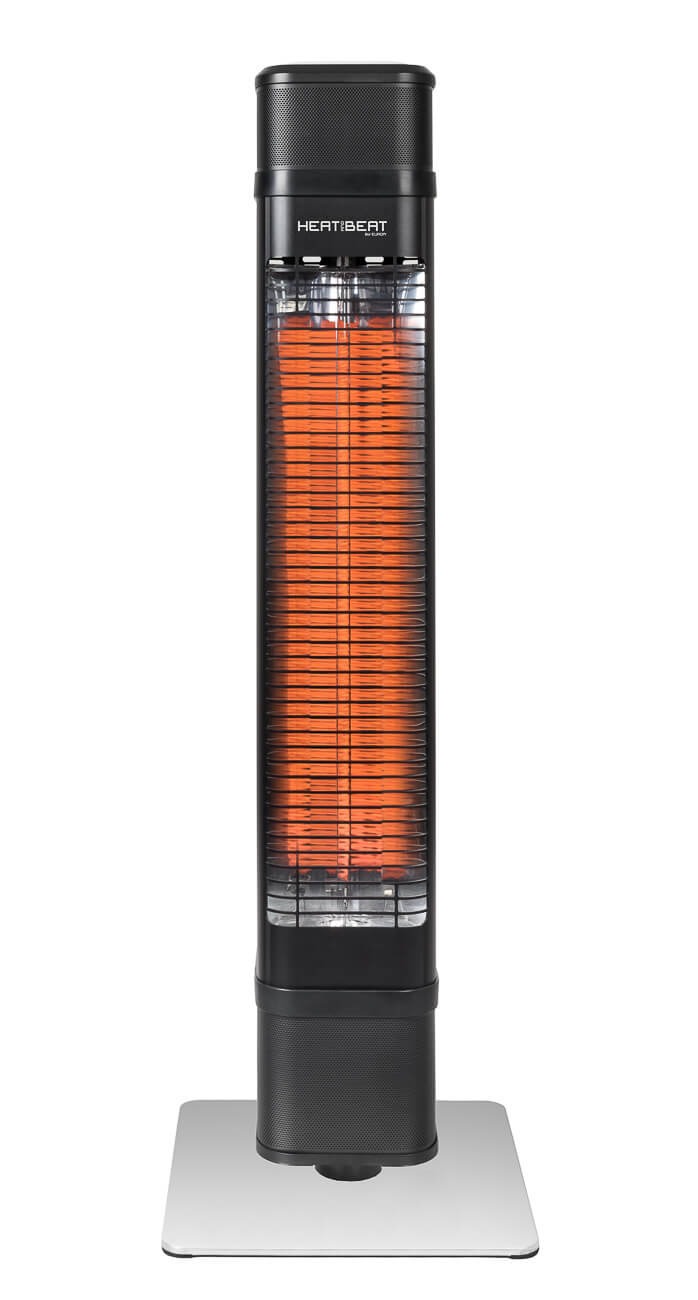 Eurom Heat and Beat Tower Terrasverwarmer Zwart