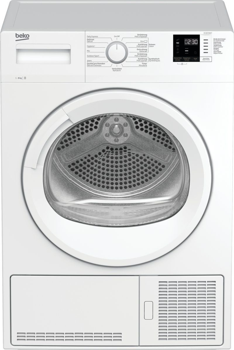 Beko DCU8235BXT Condensdroger Wit