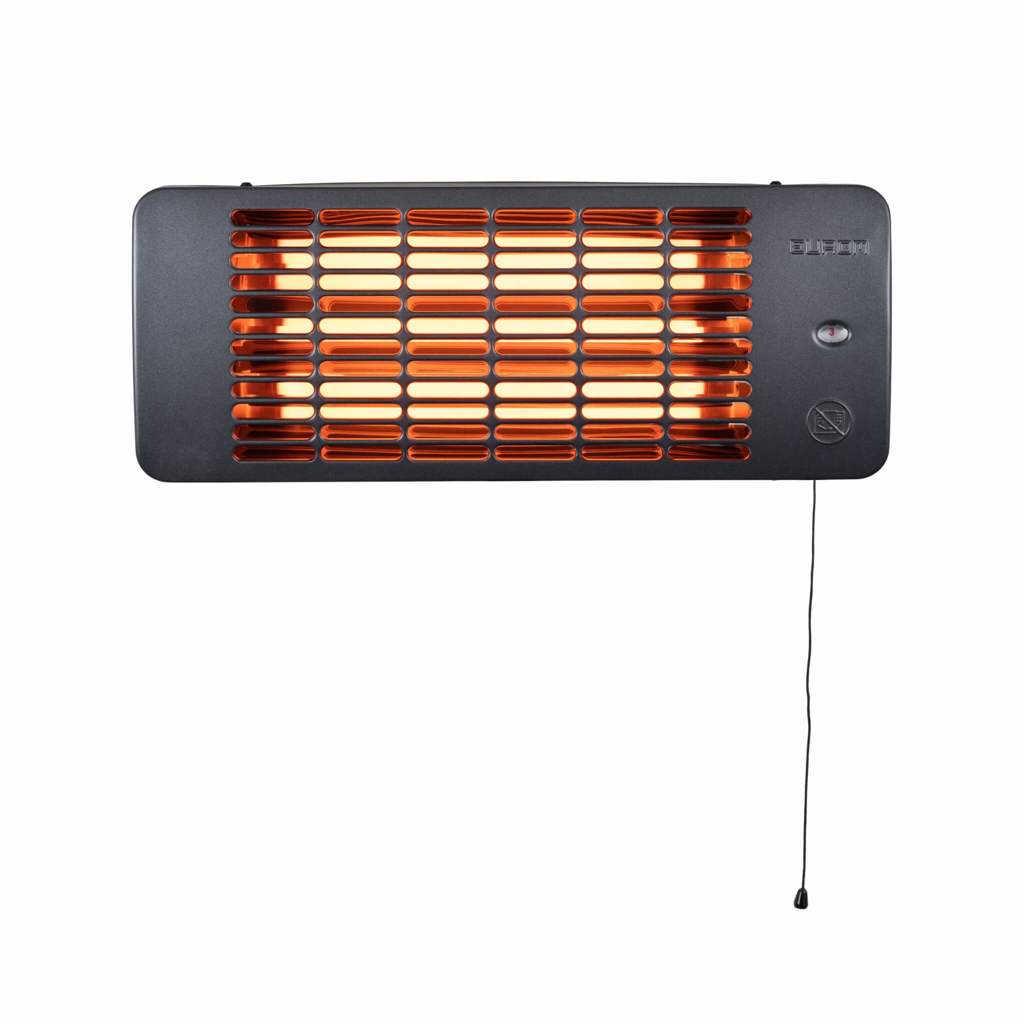 Eurom Q-time 2001 Patioheater Terrasverwarmer Zwart