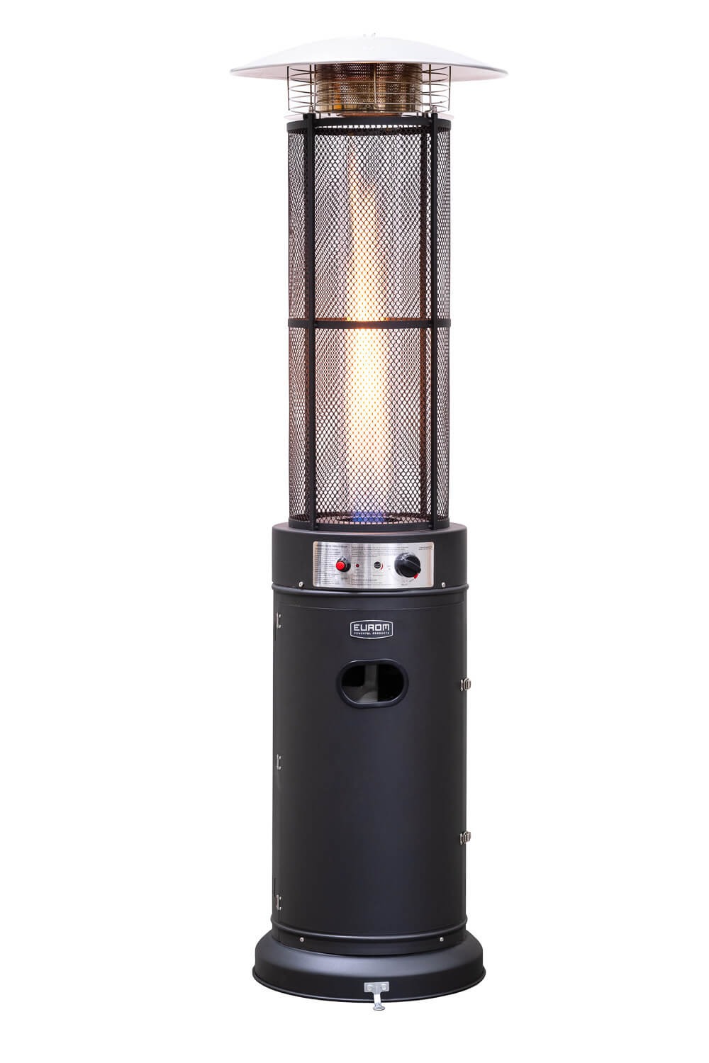 Eurom Flameheater Round 11000 BE Patioheater Terrasverwarmer Zwart