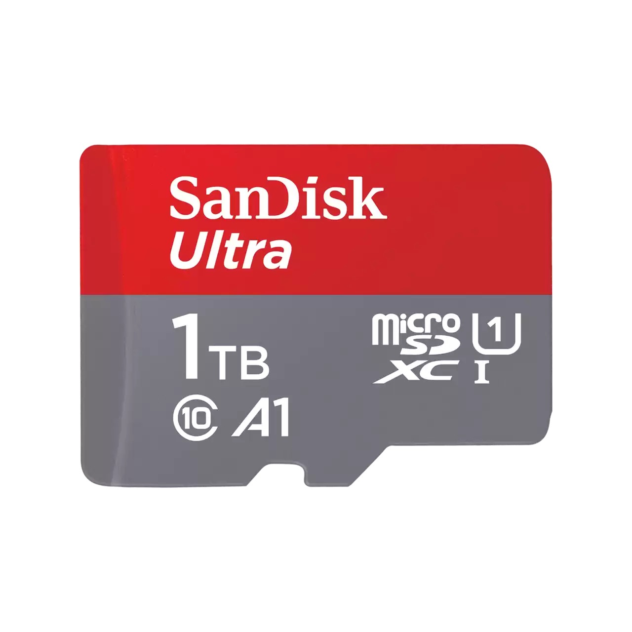 SanDisk MicroSDXC Ultra 1TB 150mb-s C10 SDA UHS-I Micro SD-kaart Grijs