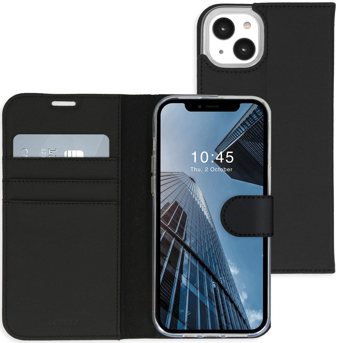 Accezz Industry Packaged Wallet Softcase voor Apple iPhone 14 Telefoonhoesje Zwart