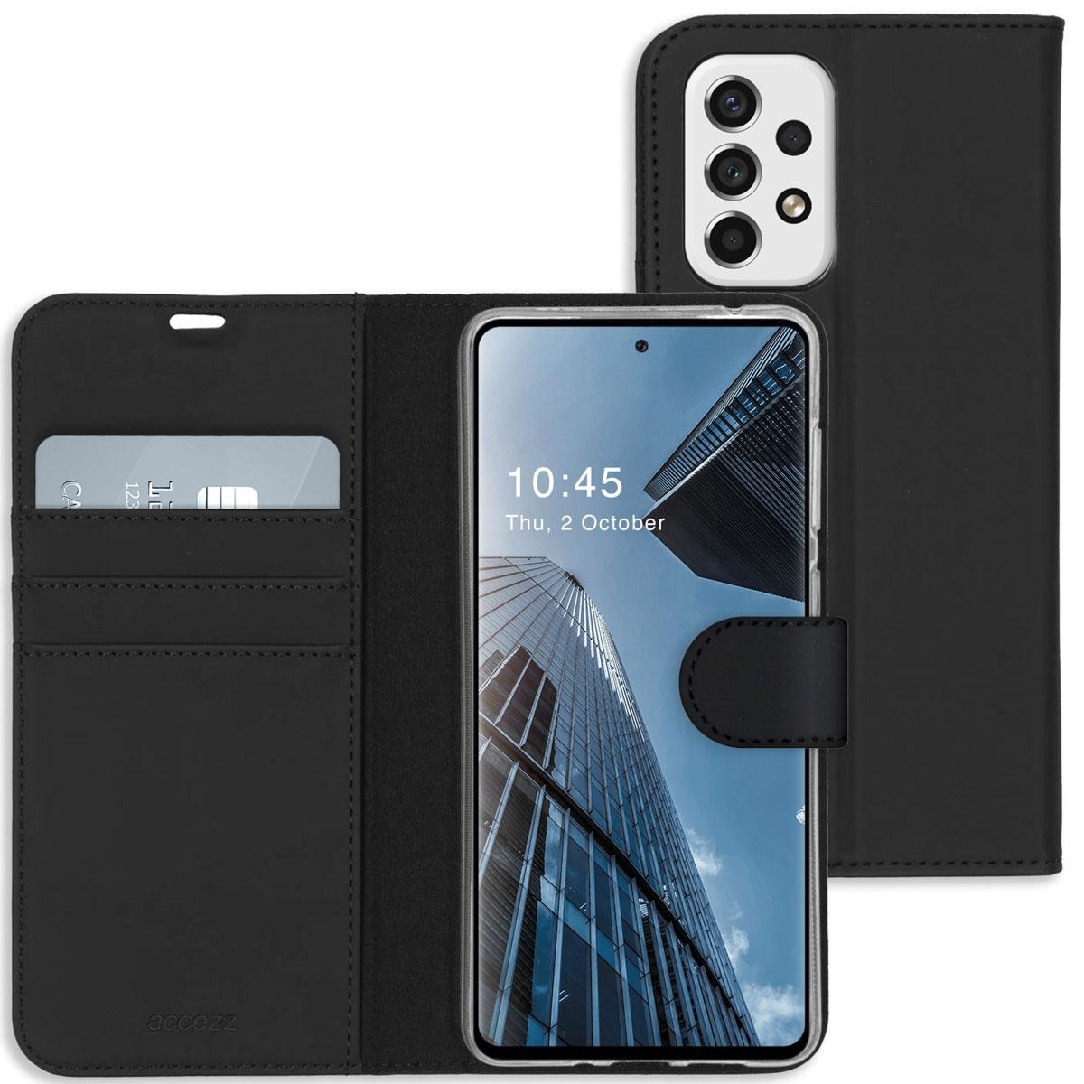 Accezz Industry Packaged Wallet Softcase voor Samsung Galaxy A53 Telefoonhoesje Zwart