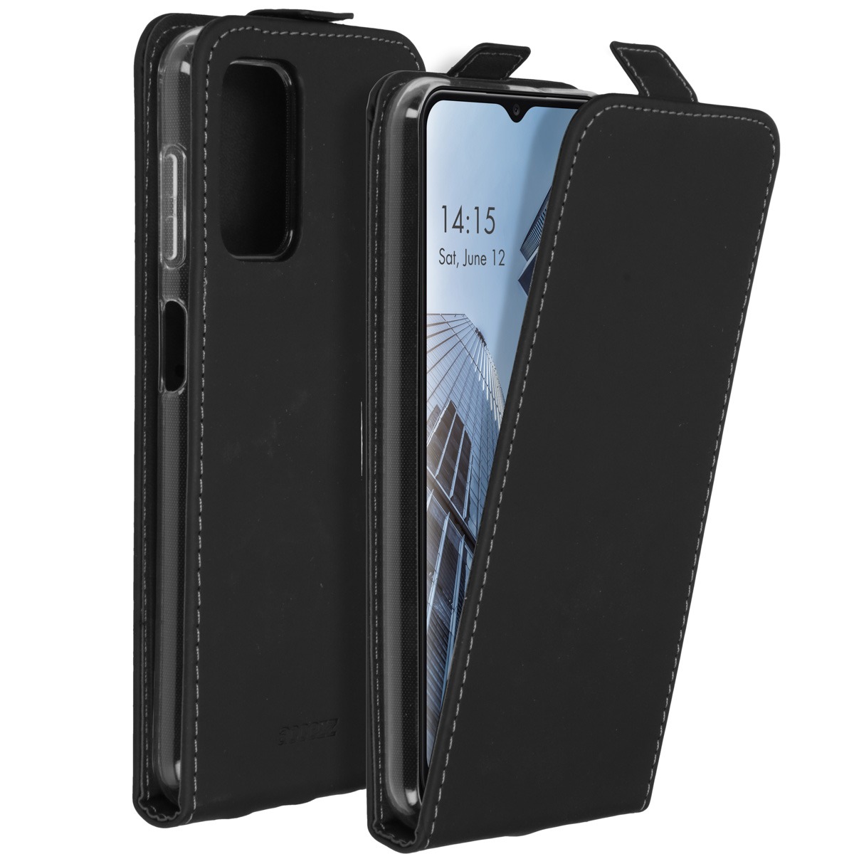 Accezz Flipcase voor Samsung Galaxy A13 (4G) Telefoonhoesje Zwart