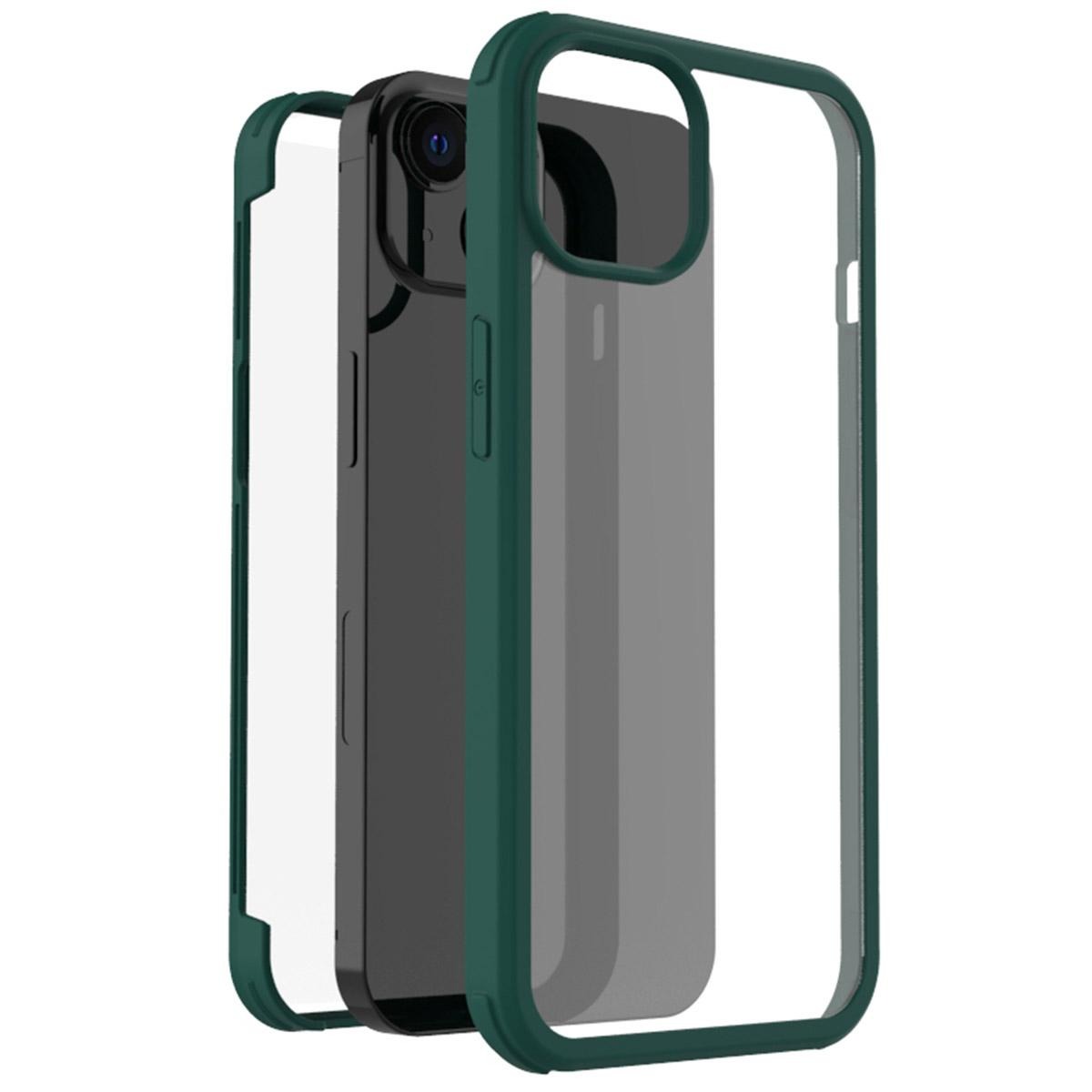 Accezz Full Protective Cover voor Apple iPhone 13 Mini Telefoonhoesje Groen