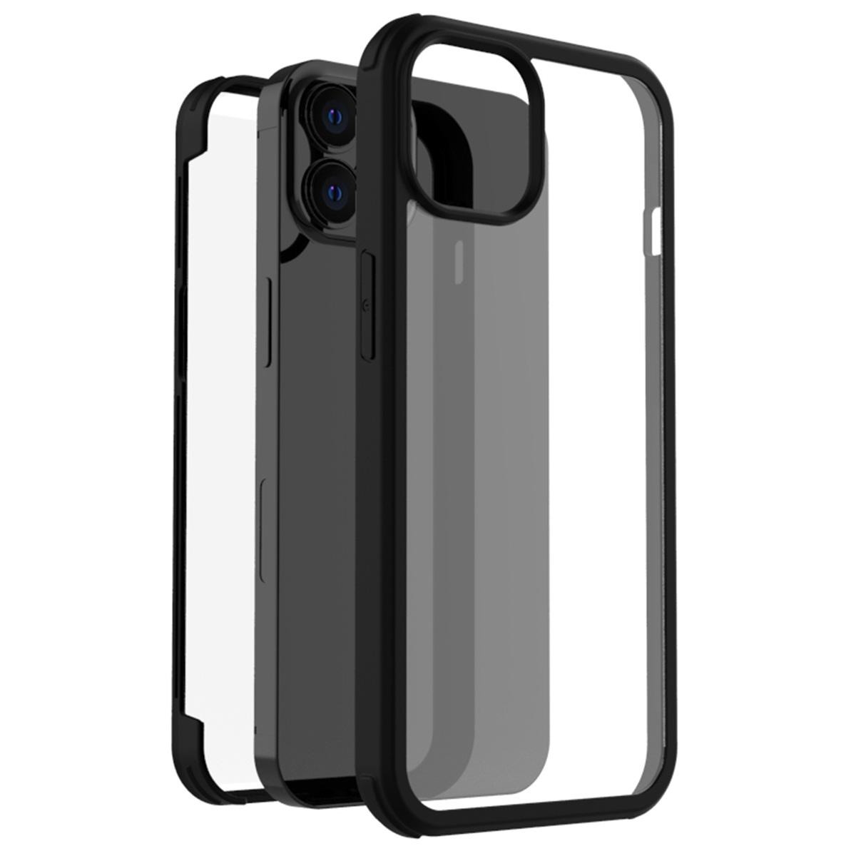 Accezz Full Protective Cover voor Apple iPhone 13 Pro Max Telefoonhoesje Zwart