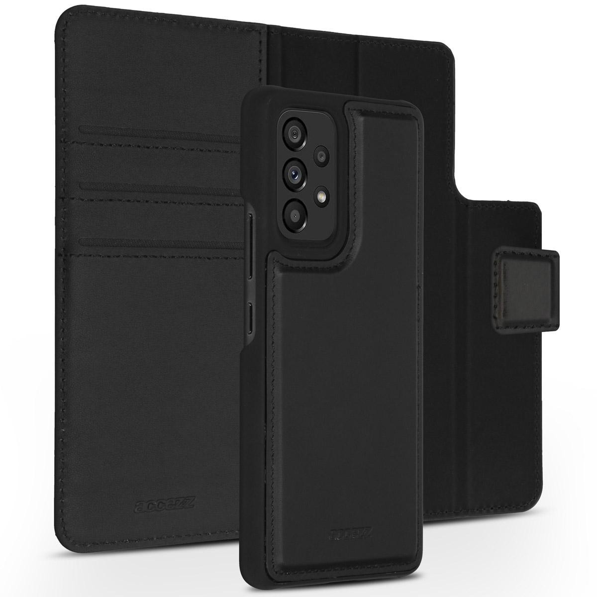 Accezz Premium Leather 2 in 1 Wallet Book Case Samsung Galaxy A53 hoesje - Zwart