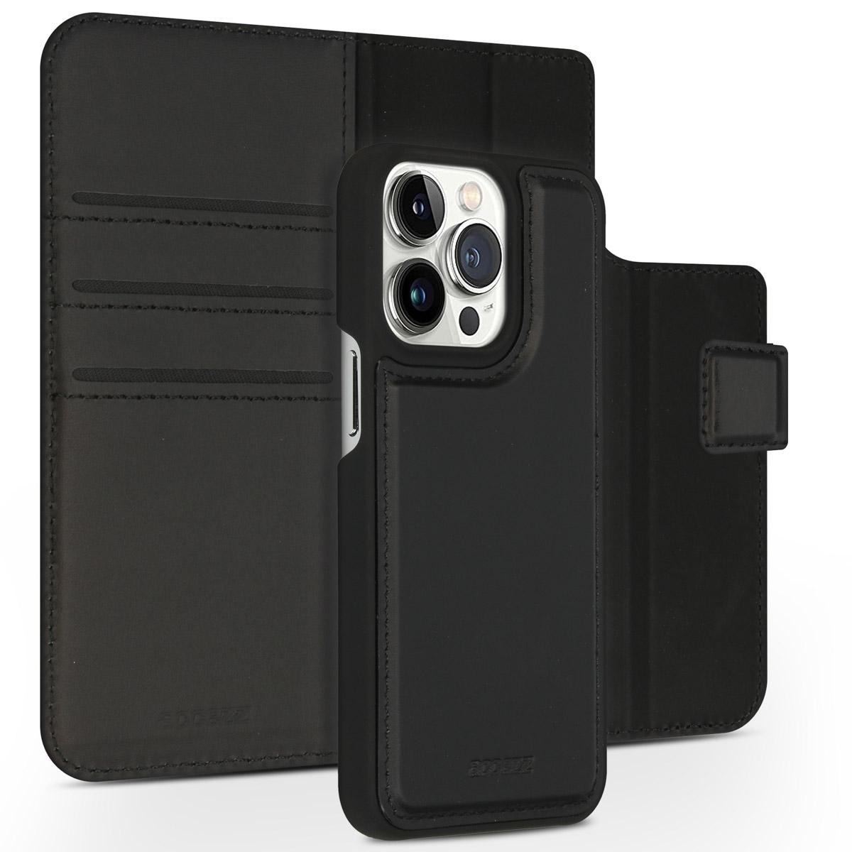 Accezz Premium Leather 2 in 1 Wallet Book Case voor Apple iPhone 13 Pro Telefoonhoesje Zwart