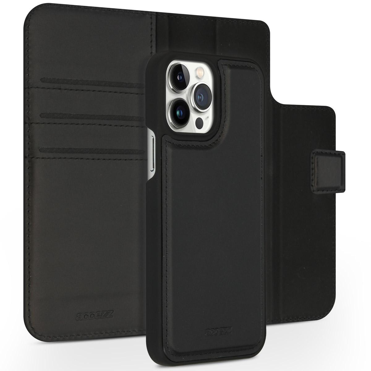 Accezz Premium Leather 2 in 1 Wallet Book Case iPhone 13 Pro Max hoesje - Zwart