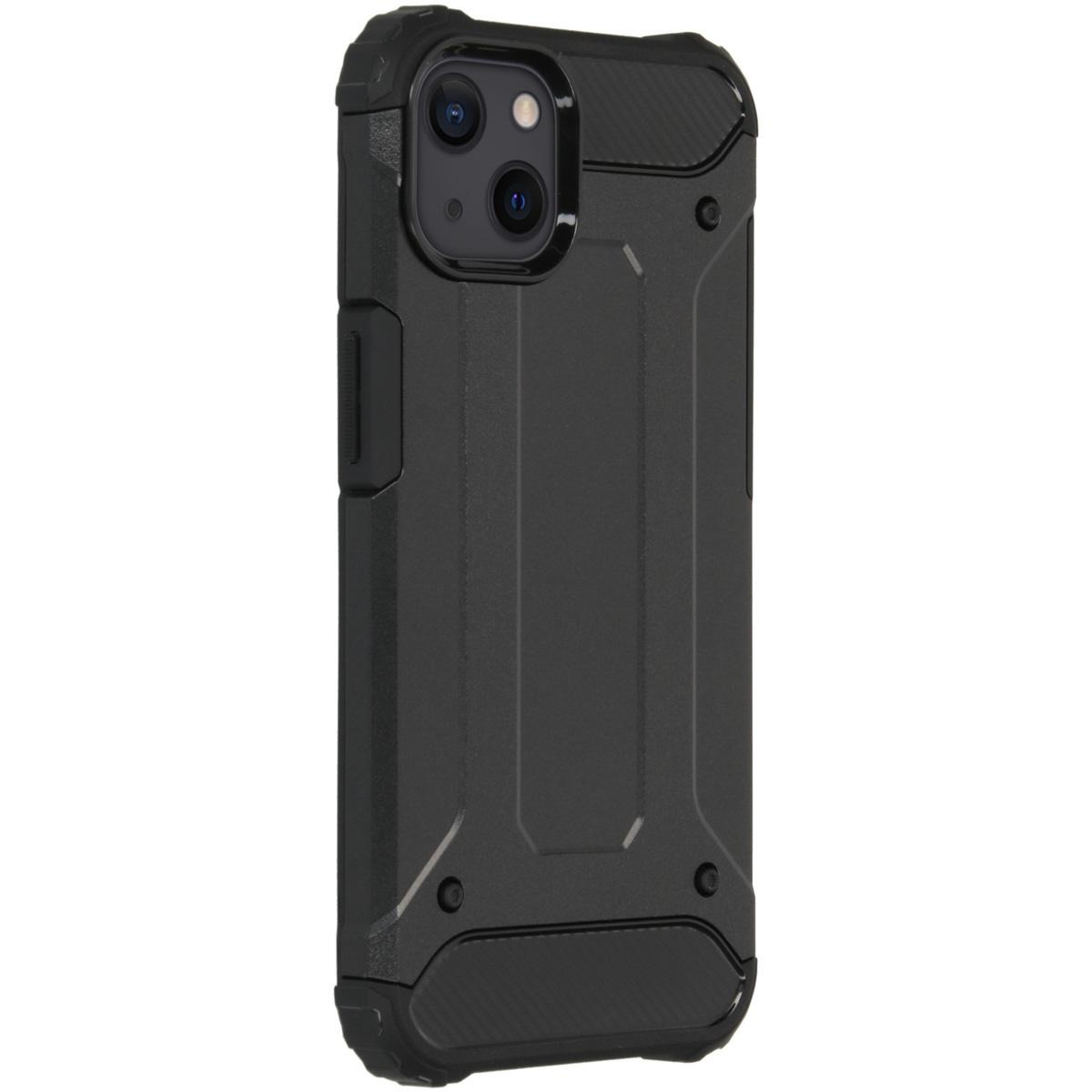 Accezz Rugged Xtreme voor Apple iPhone 13 Telefoonhoesje Zwart