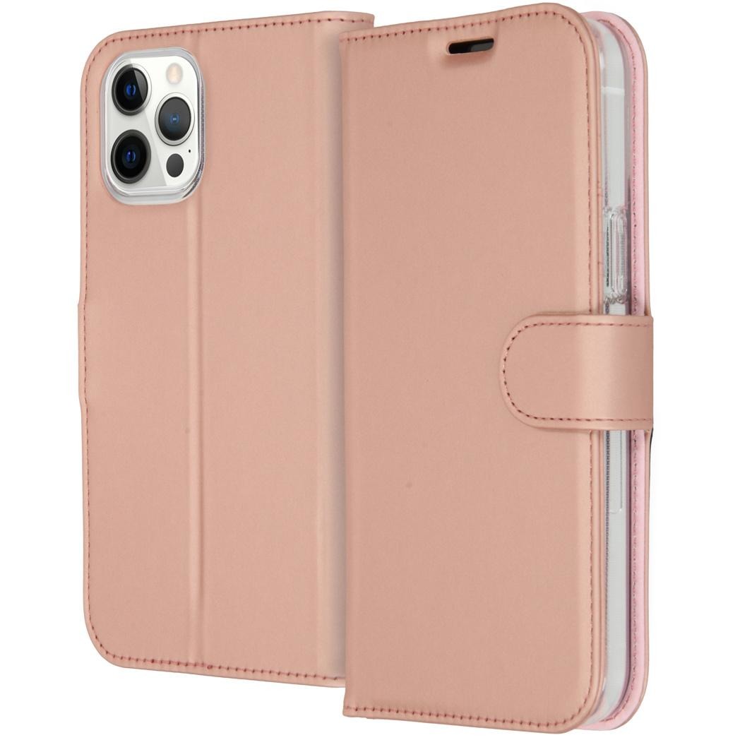 ACCEZZ Booklet Wallet iPhone 12 Pro Max Rosé