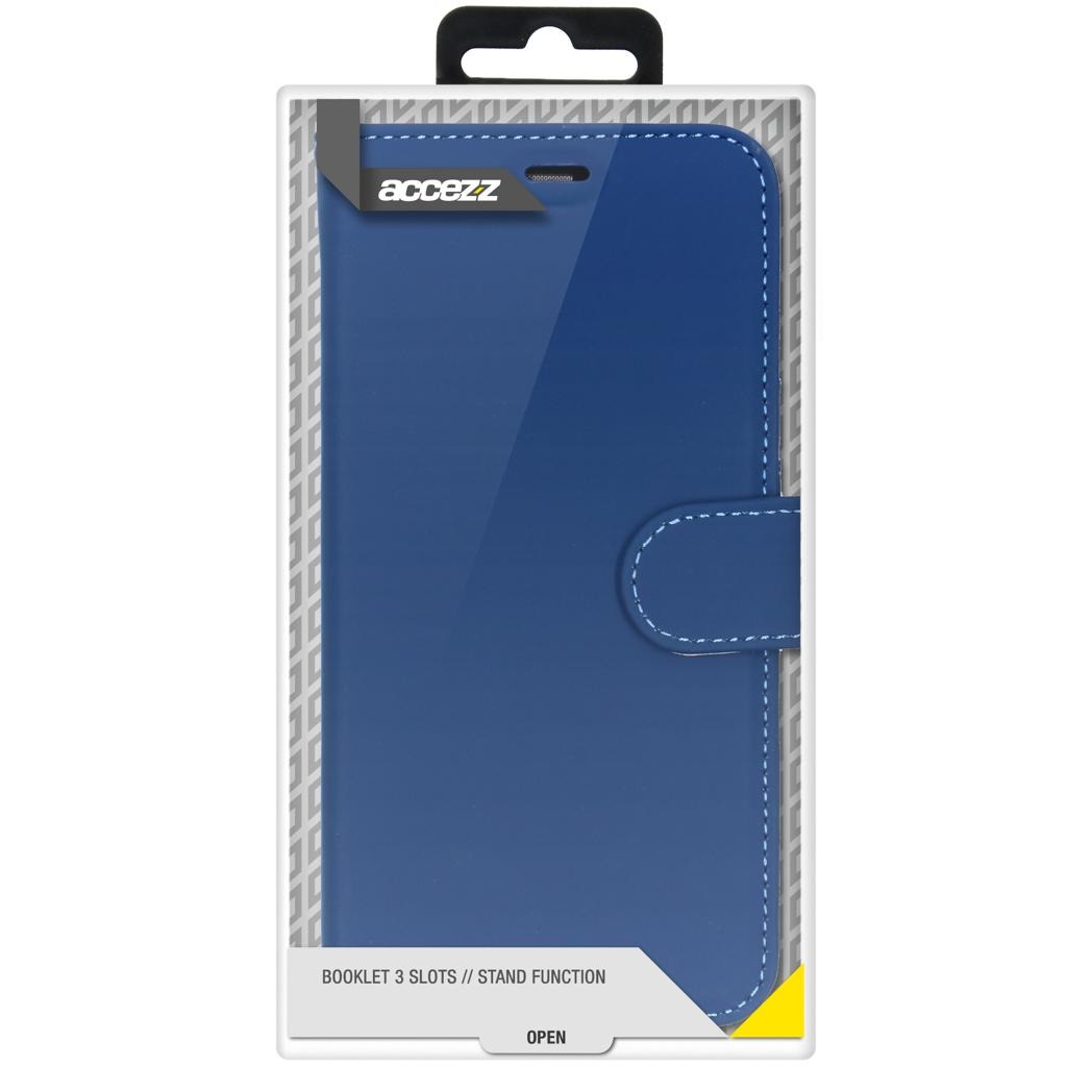 Accezz Wallet Softcase Booktype iPhone 14 hoesje - Donkerblauw