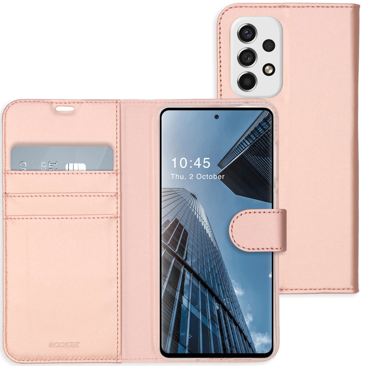 Accezz Wallet Case voor Samsung Galaxy A53 Telefoonhoesje Roze