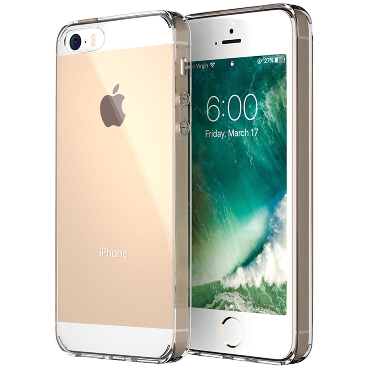 Accezz Xtreme Impact voor Apple iPhone 5-5s-SE Telefoonhoesje Transparant