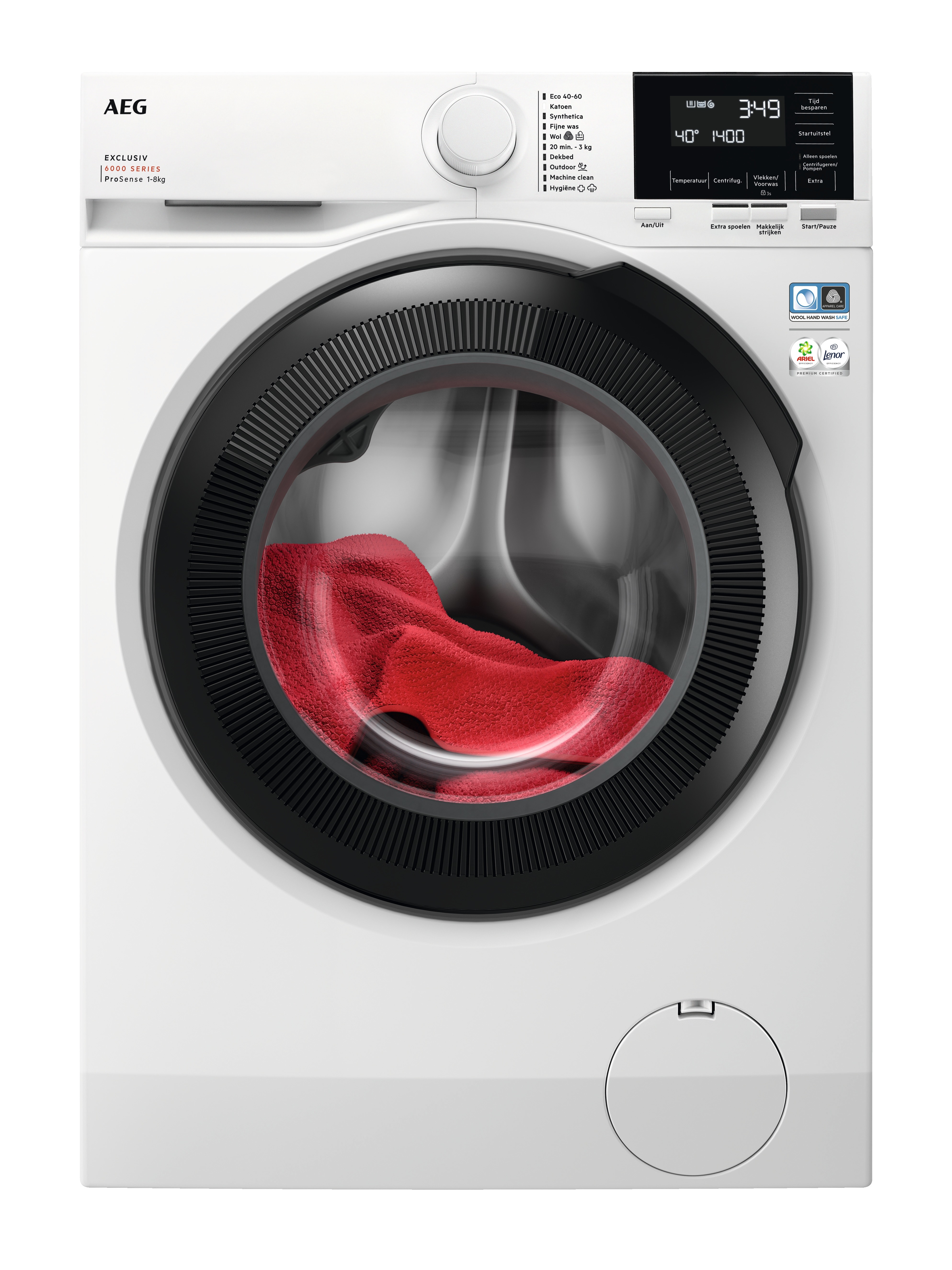 AEG LR6KOLN ProSense Wasmachine Wit