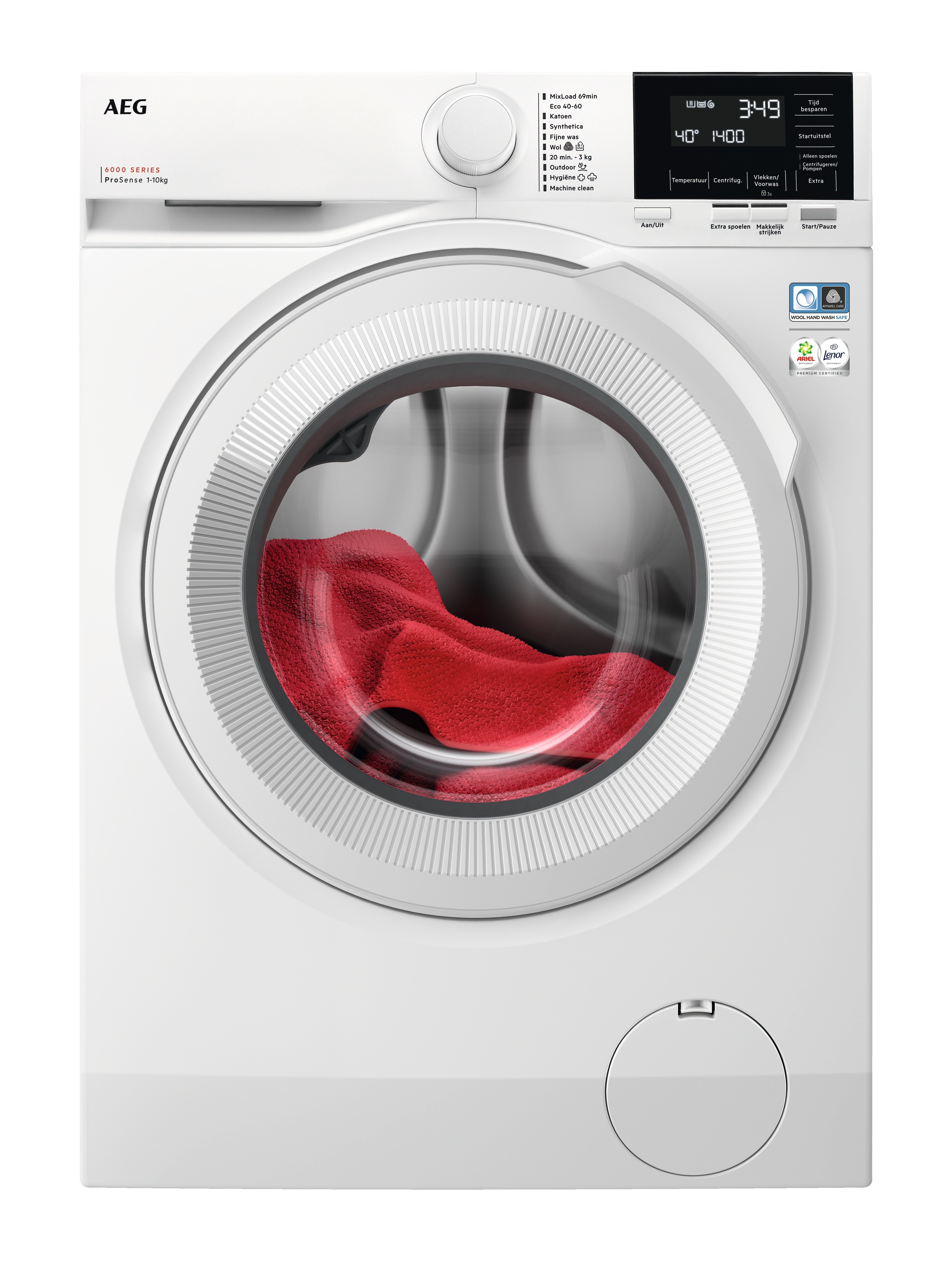 AEG LR63142 ProSense Wasmachine Wit