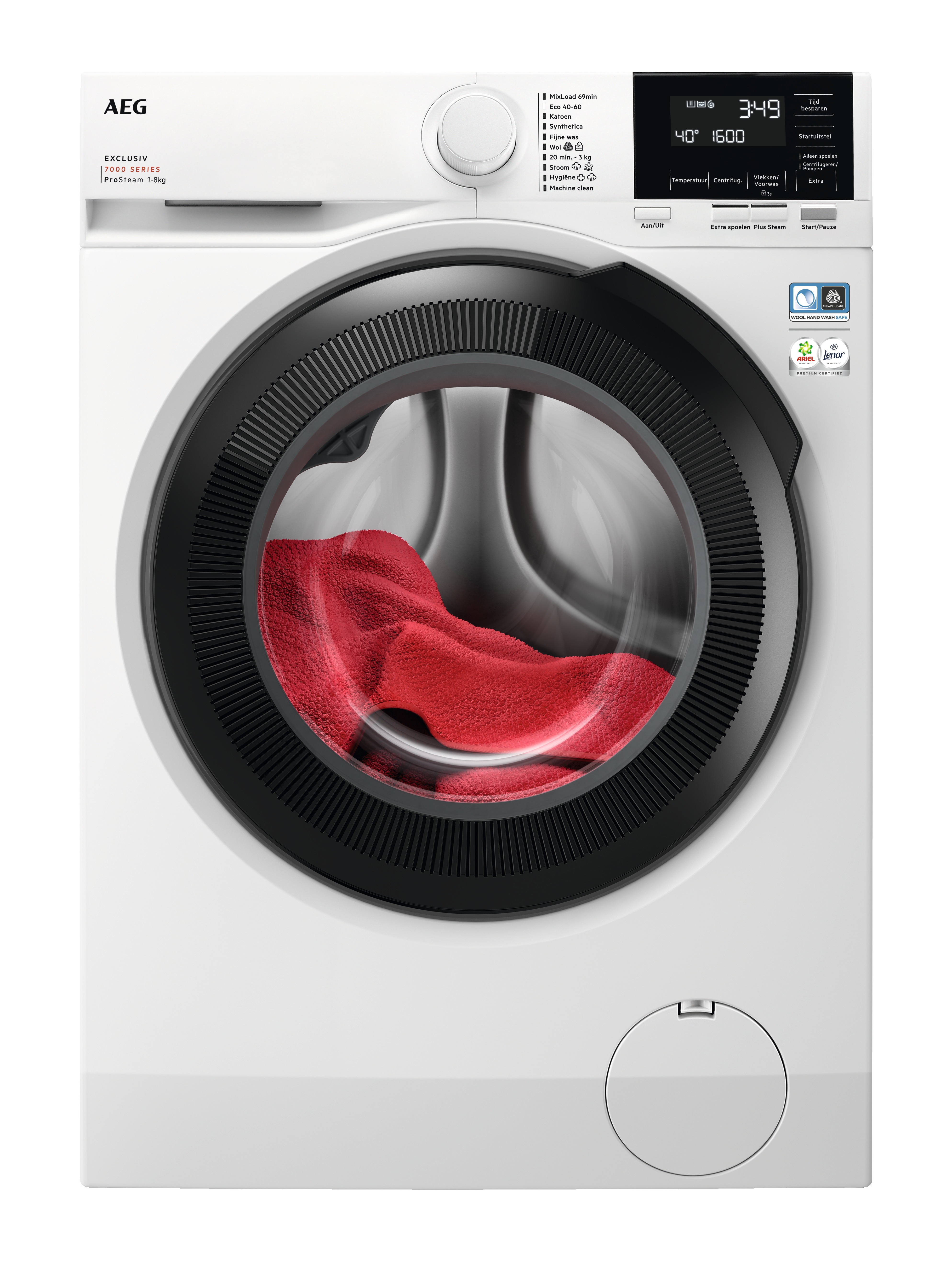 AEG LR7BREMEN ProSteam Wasmachine Wit