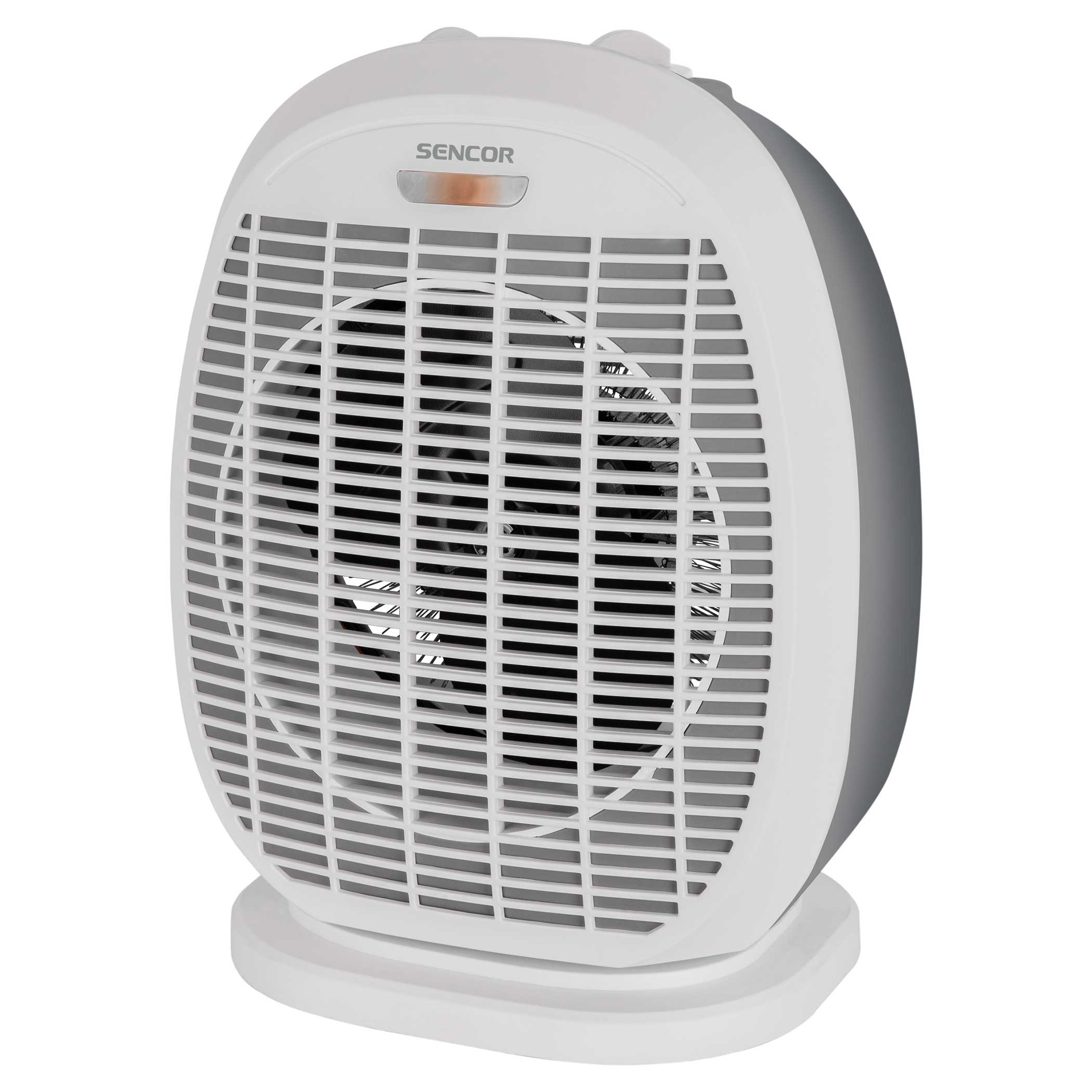 Sencor Ventilatorkachel met 2 warmtestanden, incl. omvalbeveiliging & oververhittingsbeveiliging, voor ruimtes tot 20m², 2000 watt, kleur: Wit, Geschikt voor in de badkamer!