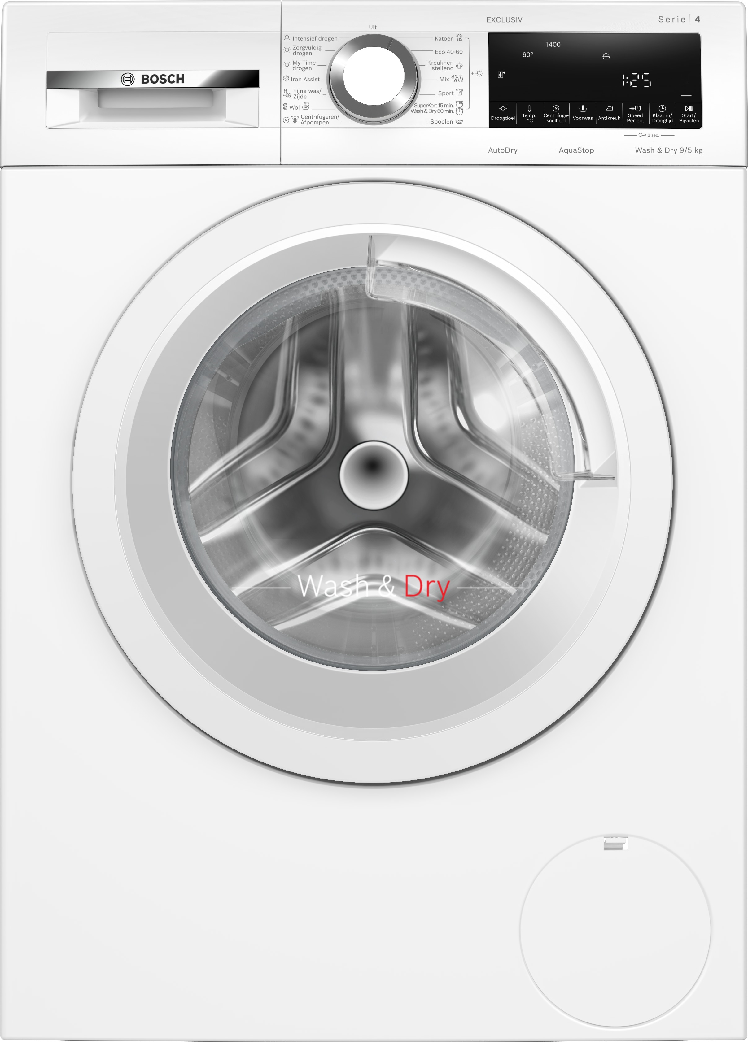 Bosch WNA144V9NL Was-droogcombinatie Wit aanbieding