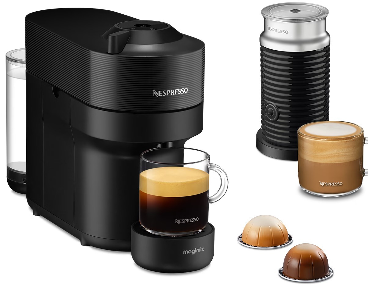 Nespresso - Magimix - Vertuo POP - Zwart - Melkopschuimer