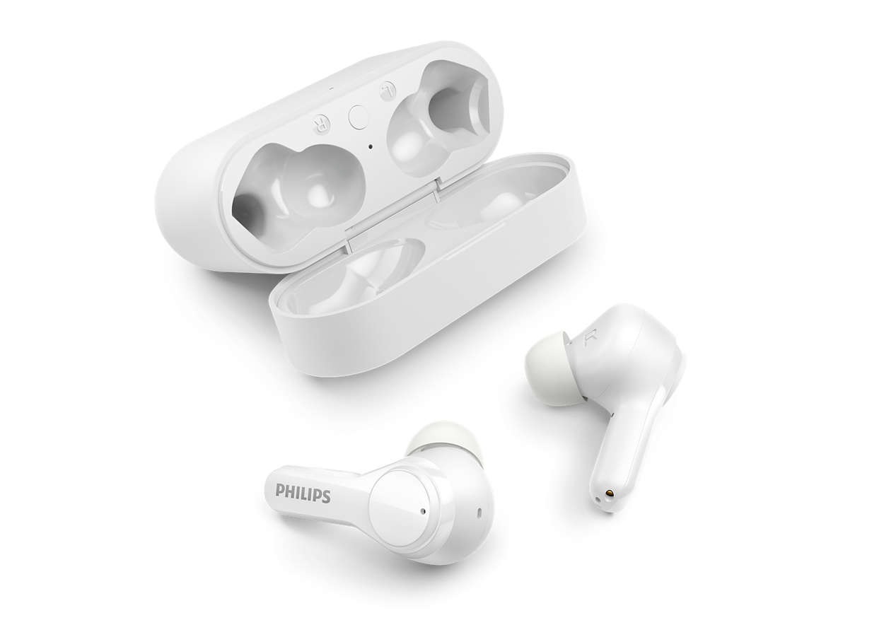 Philips TAT3217 - Draadloze In-Ear Oordopjes - ENC - Wit