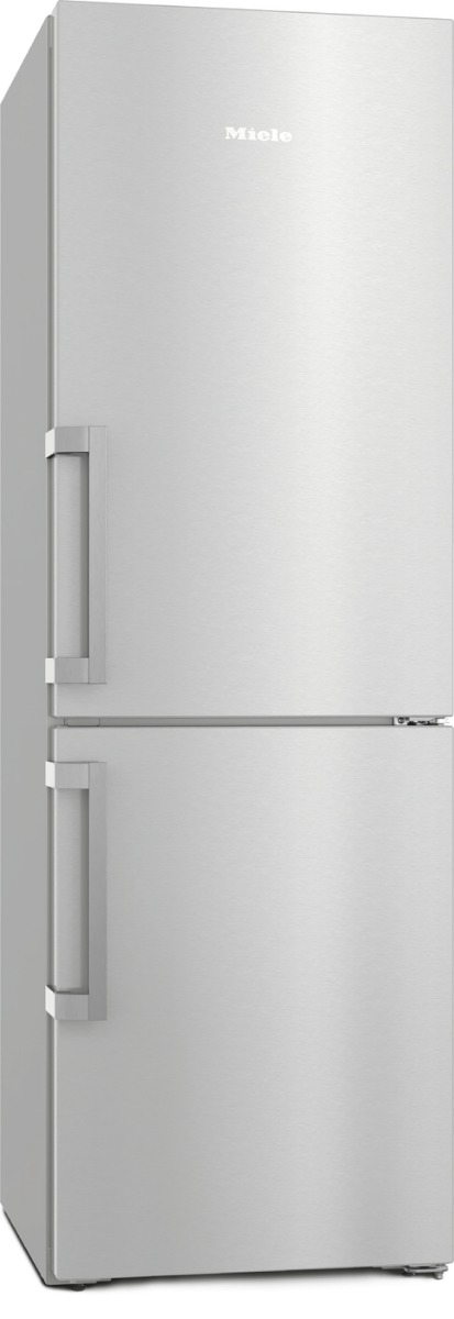 Miele KFN4777 CD - Vrijstaande koel-diepvriescombinatie - Zilver