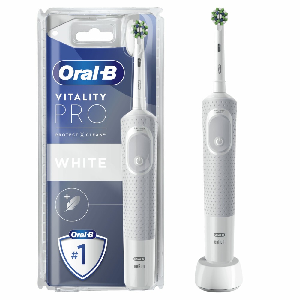 Oral B Vitality Pro Protect X Clean Tandenborstel Wit