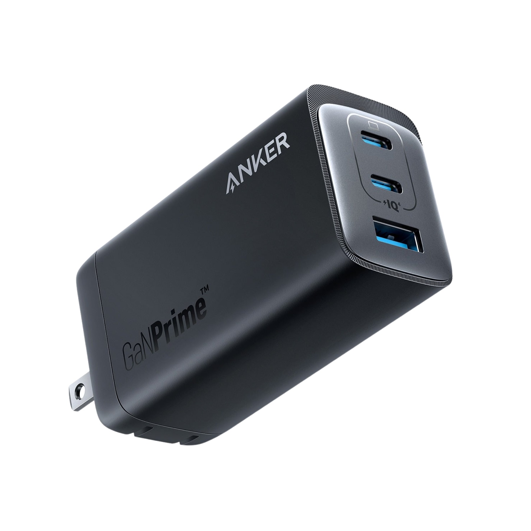 Anker 737 GaN III 3-Port 120W Charger 2*C(100W)+1*A(22.5W) Oplader Zwart