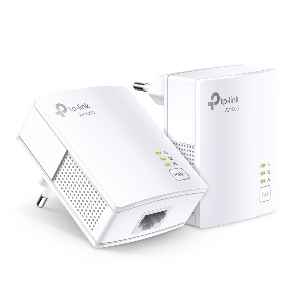 TP-LINK AV1000 1000 Mbit-s Ethernet LAN Wit 2 stuk(s)