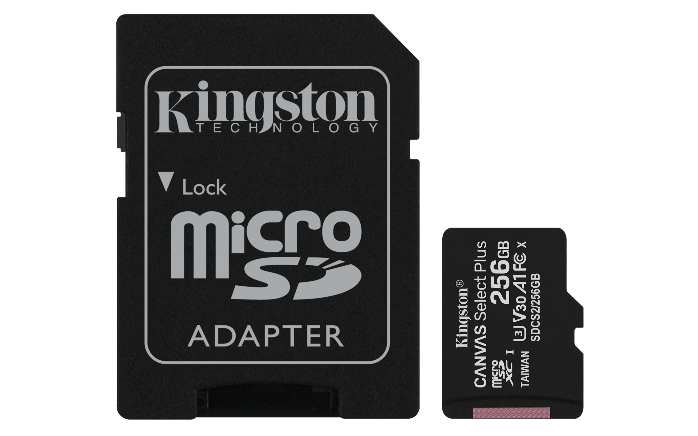 Kingston Technology Canvas Select Plus flashgeheugen 256 GB MicroSDXC Klasse 10 UHS-I