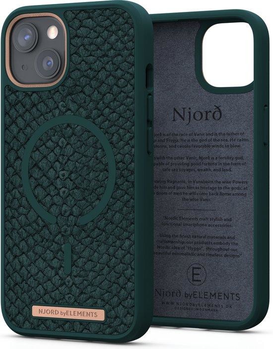 Njord Apple iPhone 13 Back Cover met MagSafe Groen