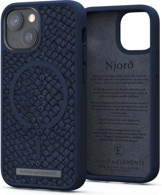 Njord Apple iPhone 13 mini Back Cover met MagSafe Blauw