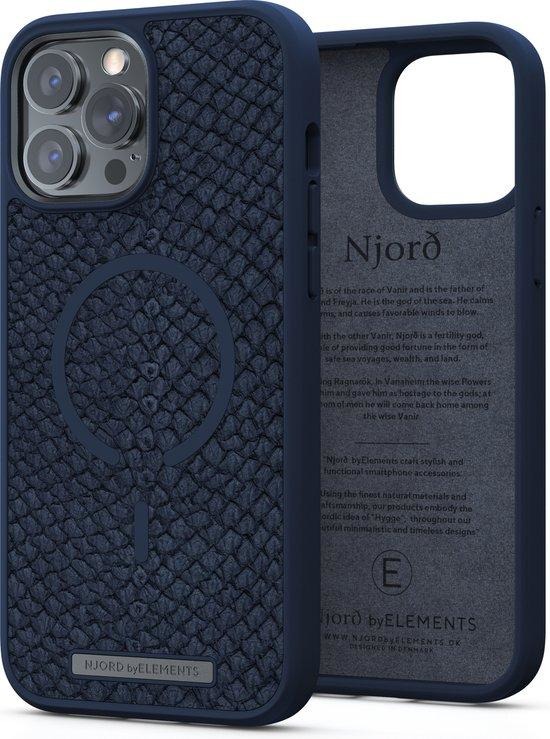 Njord Apple iPhone 13 Pro Max Back Cover met MagSafe Blauw