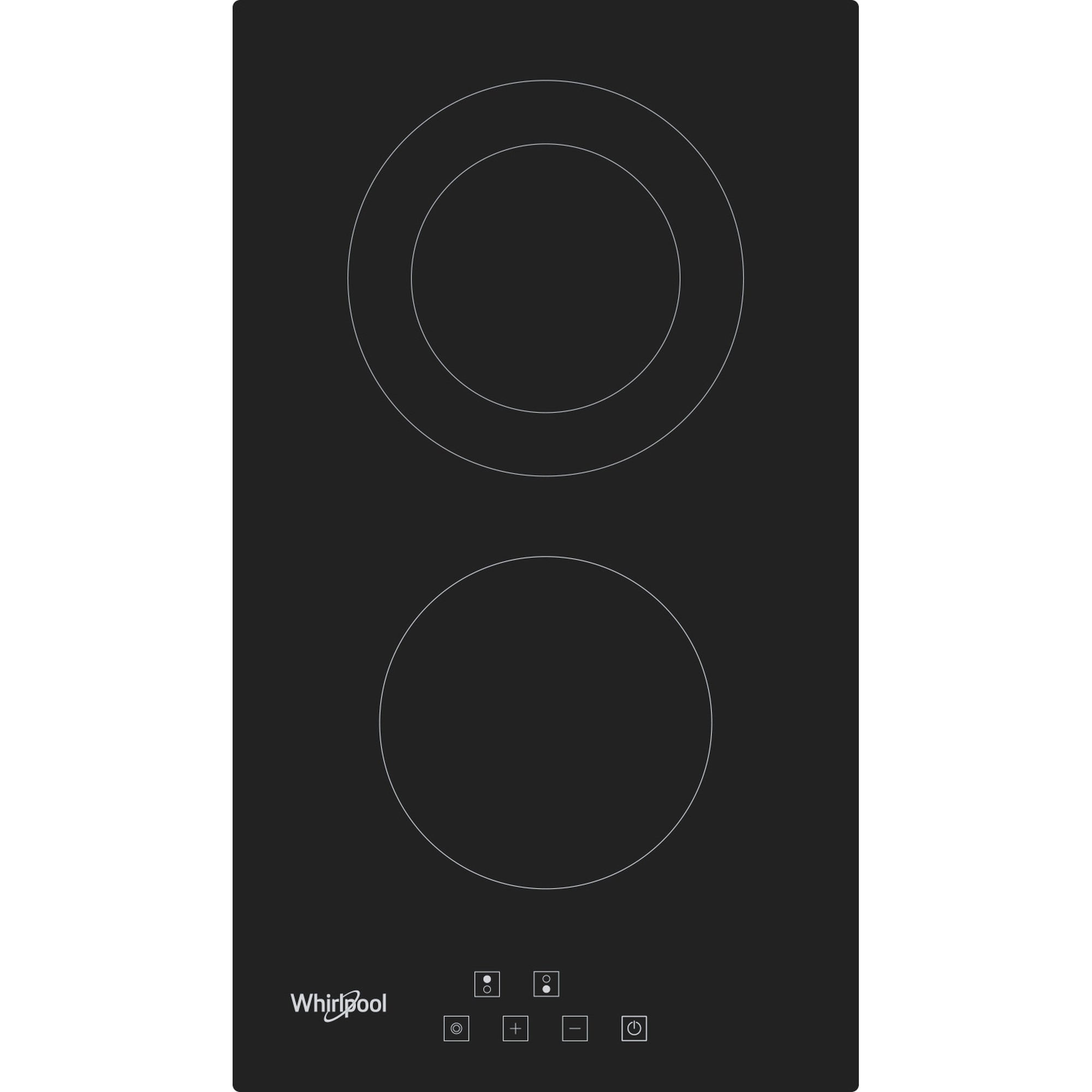 Whirlpool WRD 6030 B Keramische kookplaat Zwart