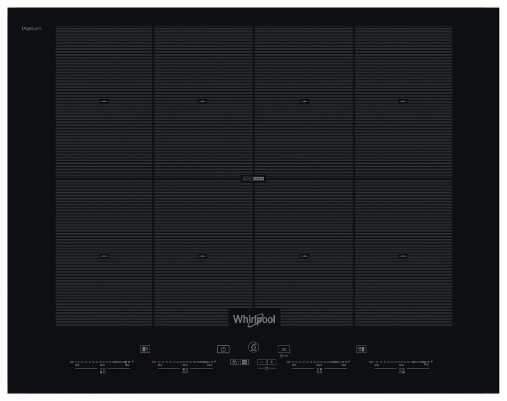 Whirlpool SMO 658C/NE Inductie inbouwkookplaat Zwart