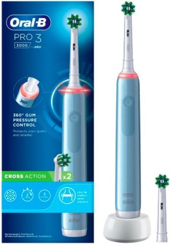 Oral b roterende tandenborstel PRO 3000 Blauw